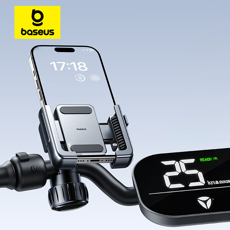 Baseus Bike Phone Holder Cycling Bike Mount for iPhone Xiaomi Samsung Mobile Phone Stand Bag