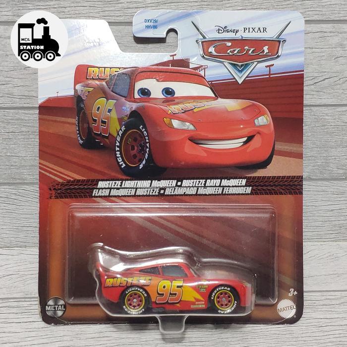 Disney Pixar Cars Diecast - RUSTEZE LIGHTNING MCQUEEN