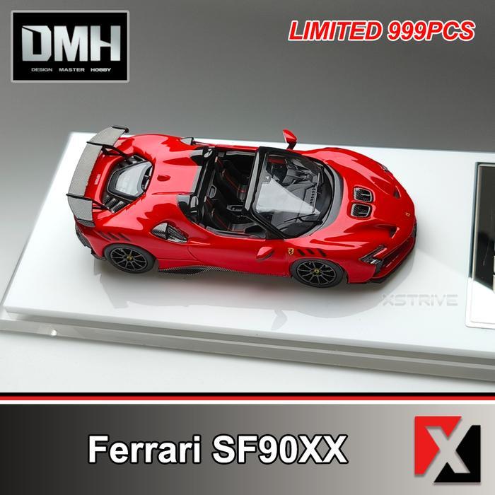 DMH 1:64 Ferrari SF90XX Spider Red Convertible