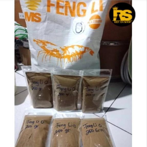 Fengli Pakan Ikan Burayak Udang Lobster Type 2-3m Kemasan 250 Gram-Fengli 2-250g