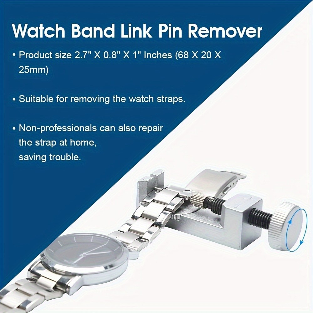 212pcs Watch Opener Repair Tool Kit Clock Pry Knife Screwdriver Pin Hammer Set Watchmaker Band Link