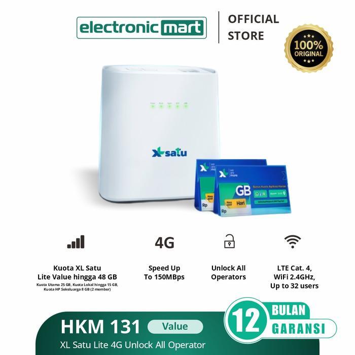HKM131 XL SATU Lite Value Modem Wifi 4G High Speed