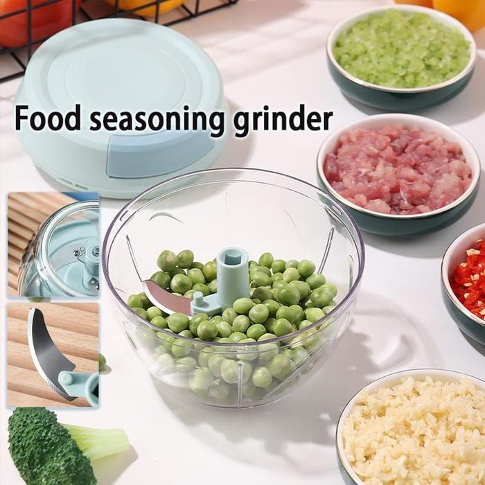 Perajang Tangan/Blender Tarik/Blender Tangan/Blender Sayur Perajang Mini Blender Portabel Penggiling