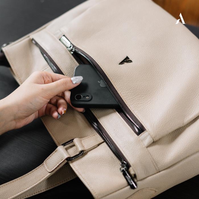 Spesial Tas Wanita Tote Lovata Bag Kulit Asli Totebag Laptop Jinjing Branded