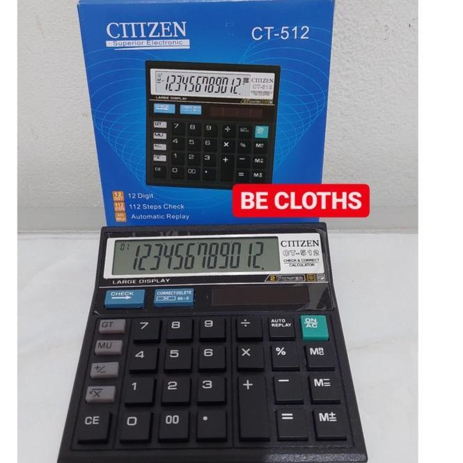Premium Cithzen Ct-512 Kalkulator Seperti Citizen Ct-512 Check Correct Original