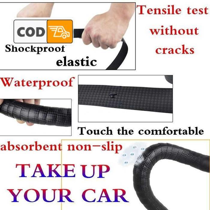 Selotip Anti Selip Hand Grip Sepeda Motor Joran Pancing Multifungsi 2 Roll Elastis Tahan Air Anti
