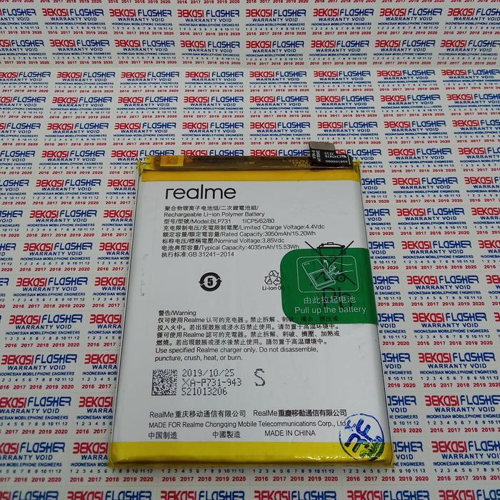 Baterai Realme 5 Pro BLP731 Battery Original Copotan Realme 5 Pro