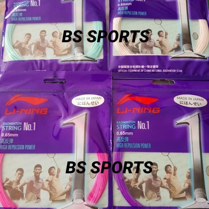 SENAR RAKET BADMINTON LINING NO 1 ASLI ORI ORIGINAL