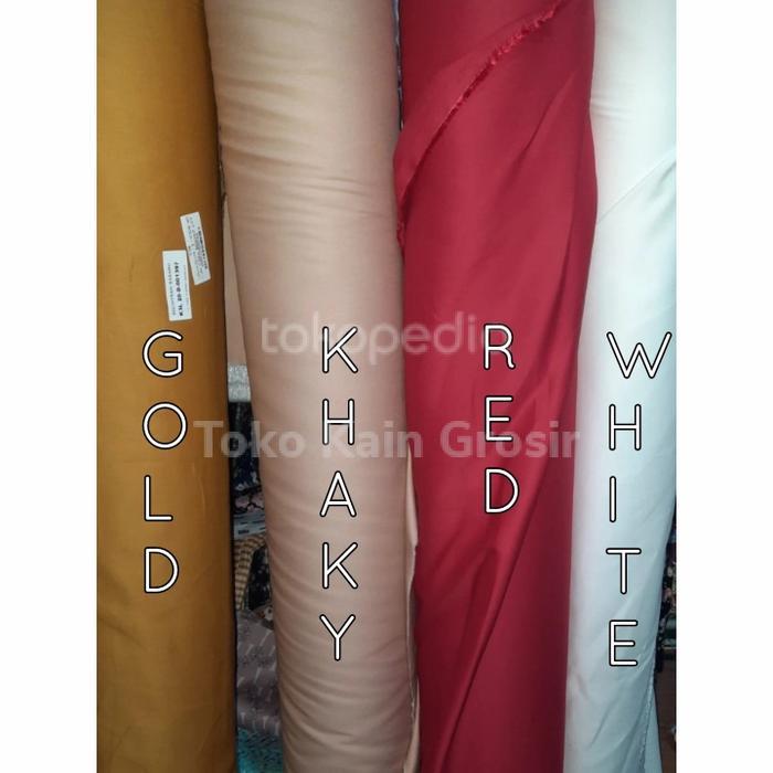 Kain Bahan Meteran Katun Jepang Polos Twill Viscose Tokai