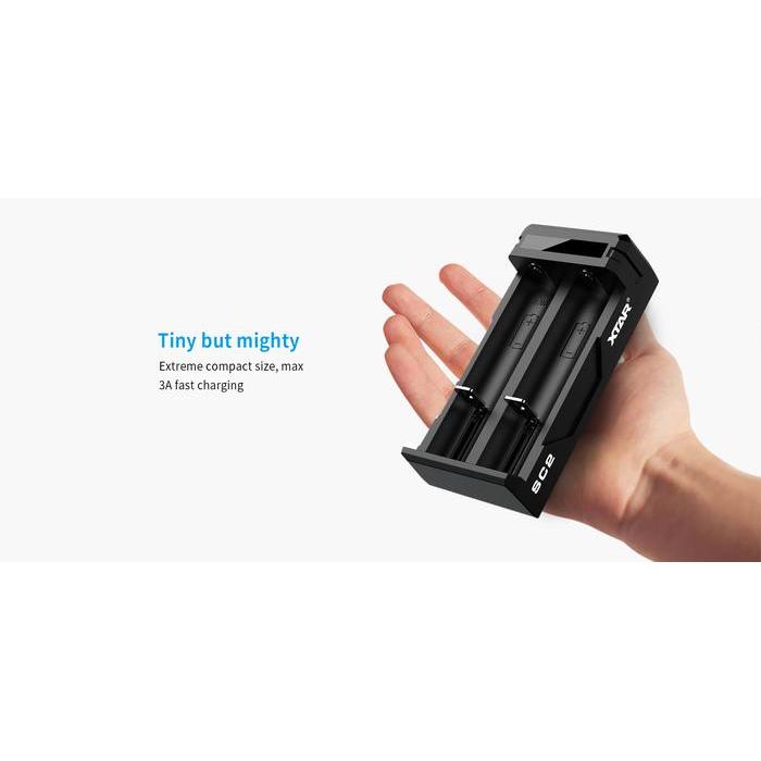 XTAR SC2 CHARGER BATERRY 2 SLOT FAST CHARGING