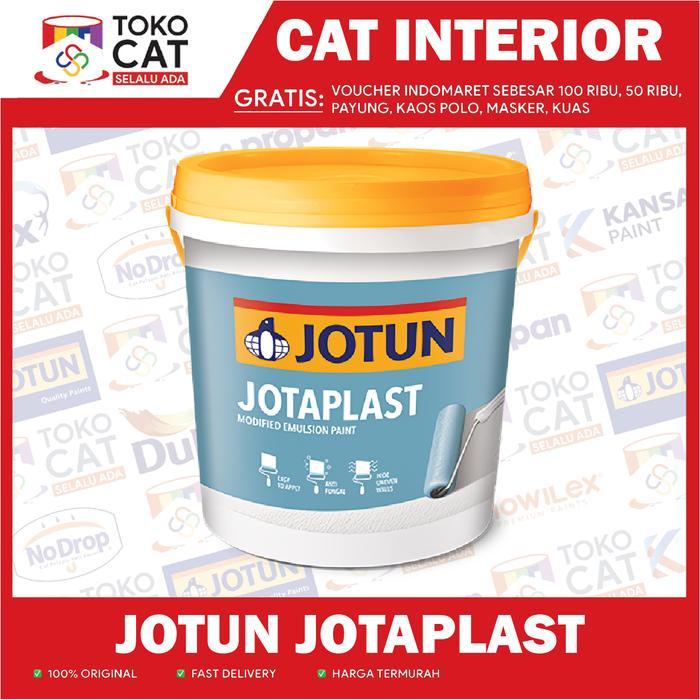 Cat Tembok Interior Jotun Jotaplast warna Putih 5KG PAIL