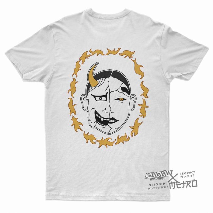 Kaos Oversize Kawata Brother Smiley  Anime Manga Tokyo Revengers  Unisex