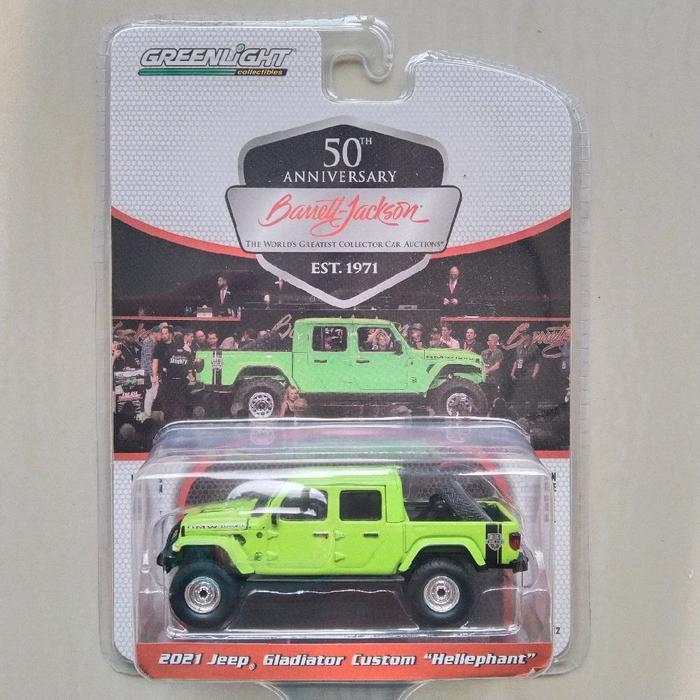 Greenlight 2021 Jeep Gladiator Custom Hellepant Green Barrett Jackson