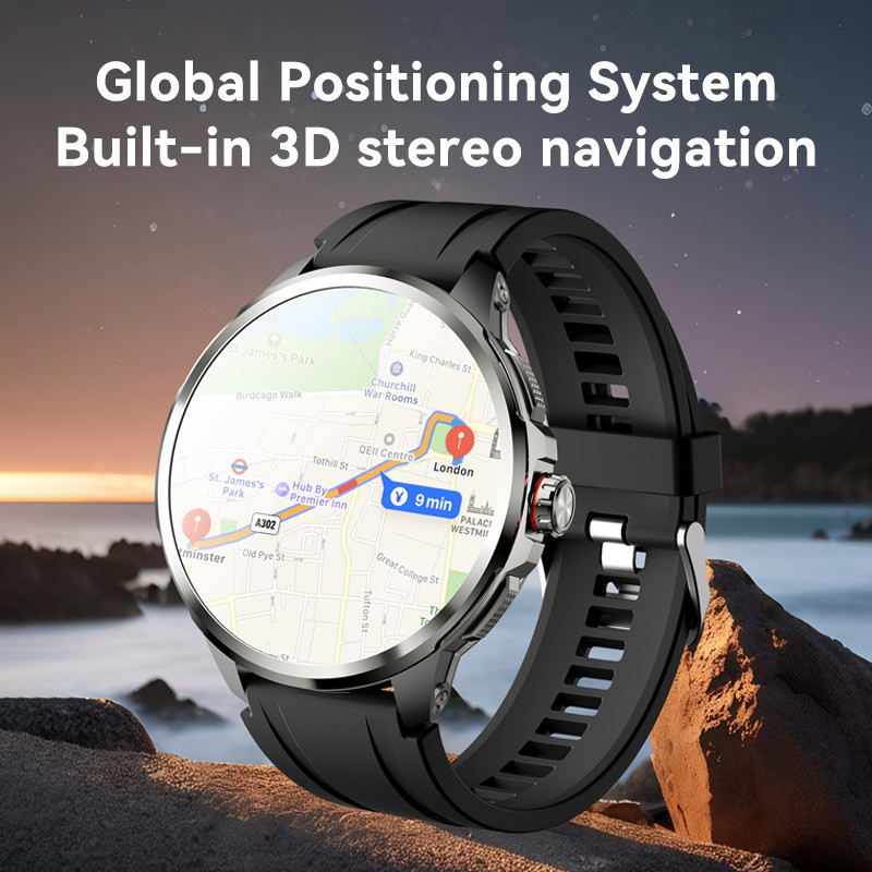 5G/4G Smart Watch 1.95 inch HD AMOLED 16GB+256GB RAM 190?Camera GPS WIFI Google Download Smartwatch