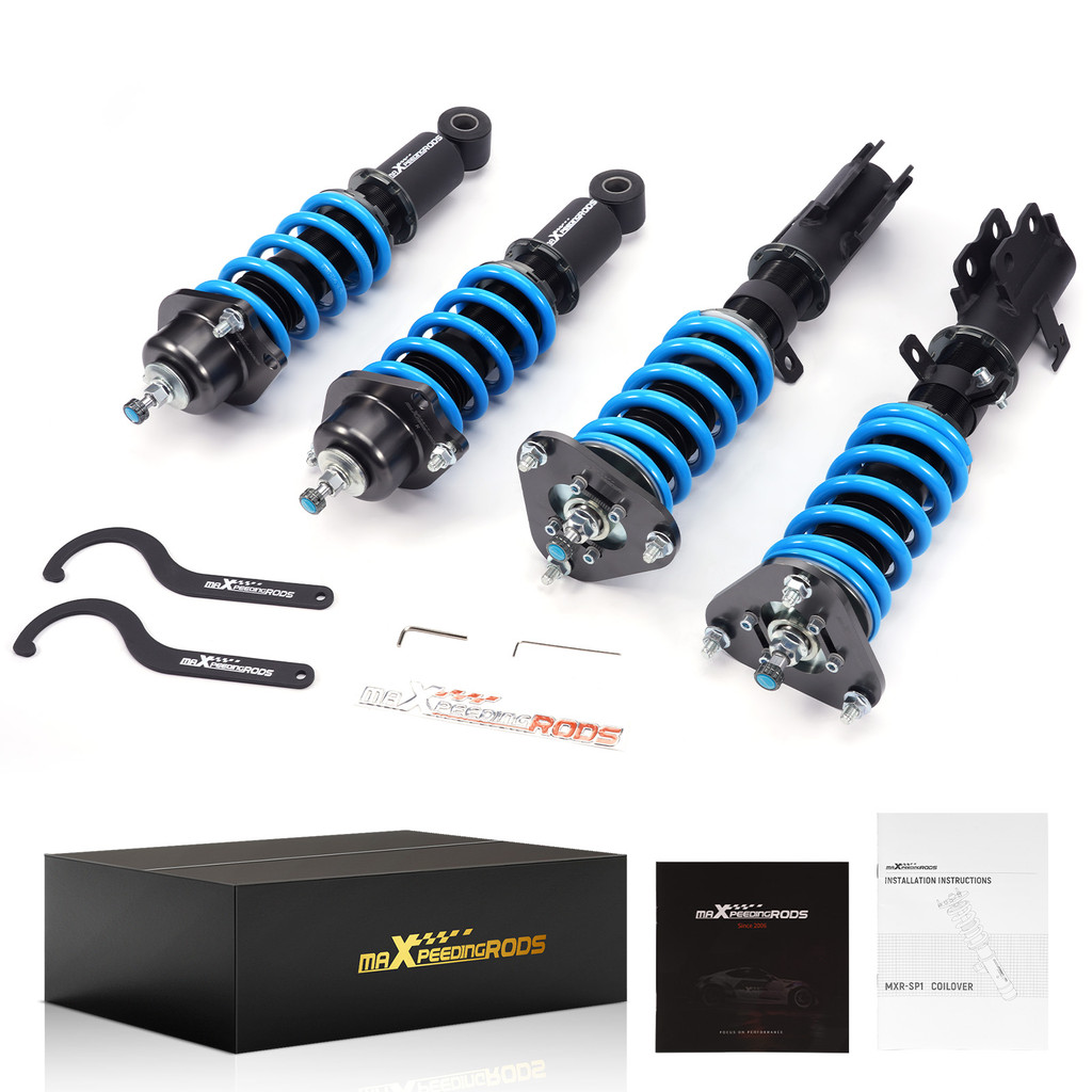 Coilovers 24 Way Adjustable Damper Lowering Kit For Toyota Corolla 03-08 E120 Suspension Lowering