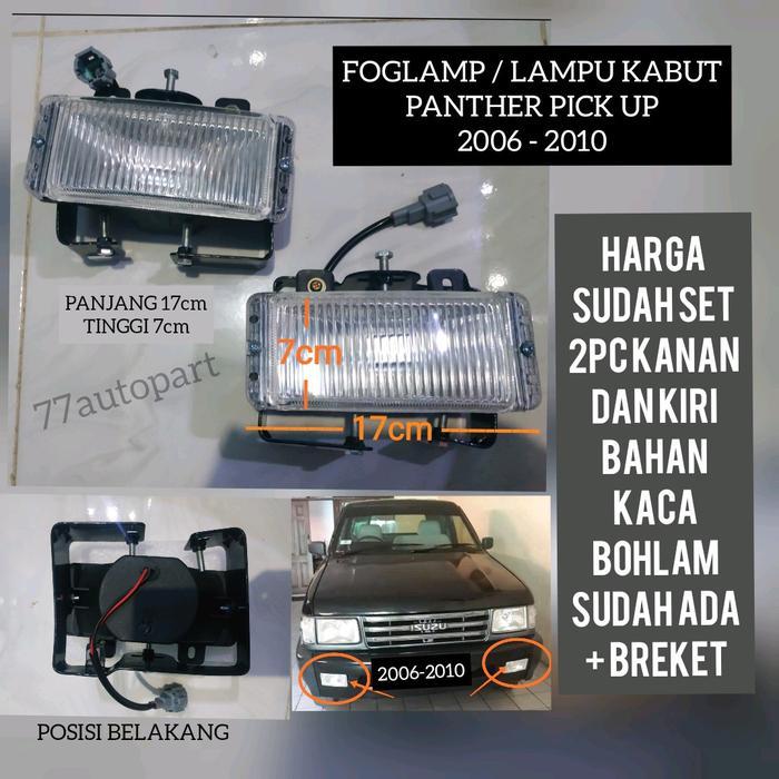 Foglamp Lampu Kabut Isuzu Panther Pick Up New 2006 Sampai 2010 Harga Sudah Sepasang