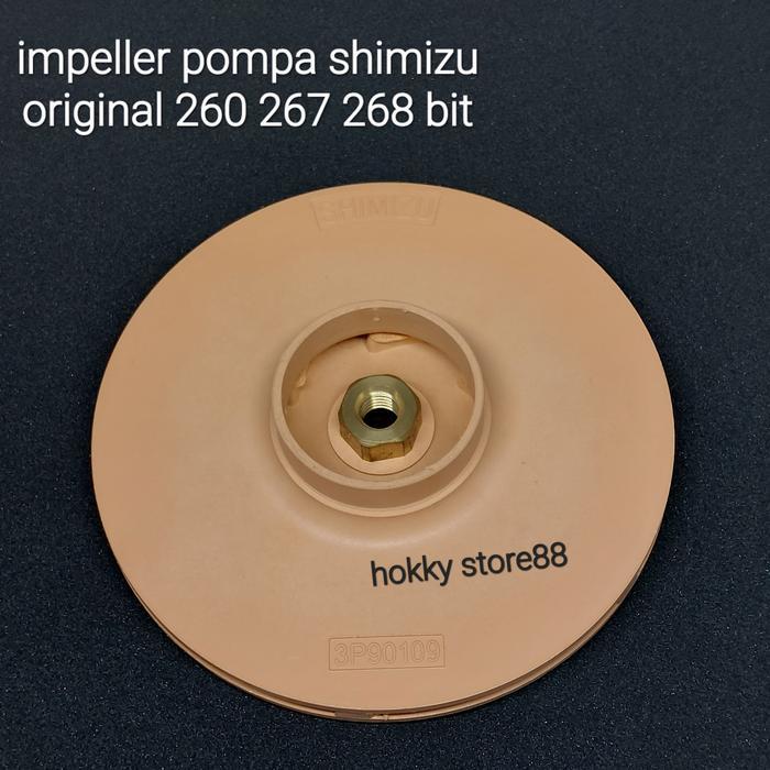 Kipas Impeller Pompa Air Shimizu Jet Pump PC 260 267,268 BIT ORIGINAL