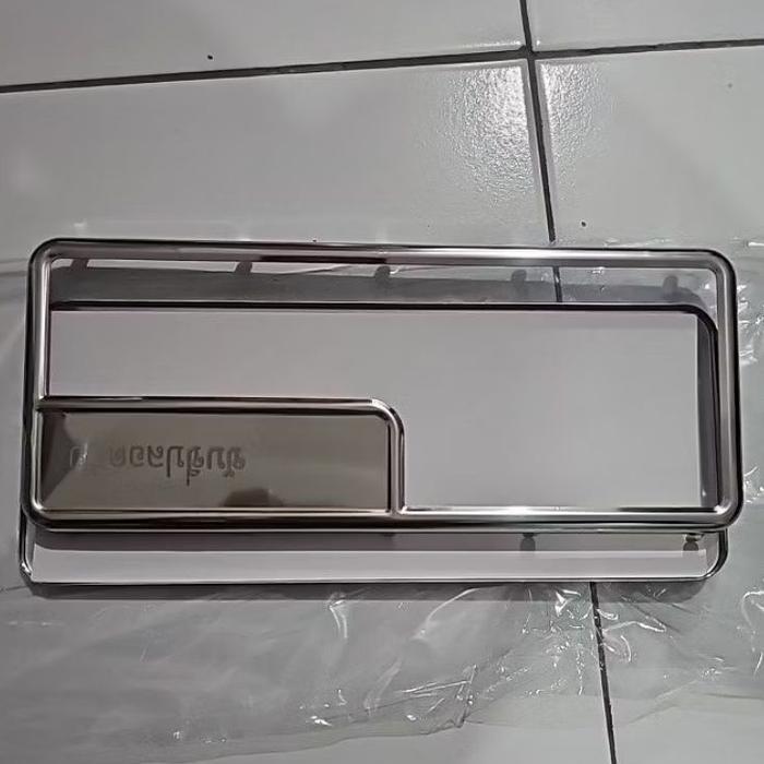 Terbaru Best Quality 100% Original Cover Plat Nomor Motor / Bingkai Plat Nomor Motor Bahan Besi