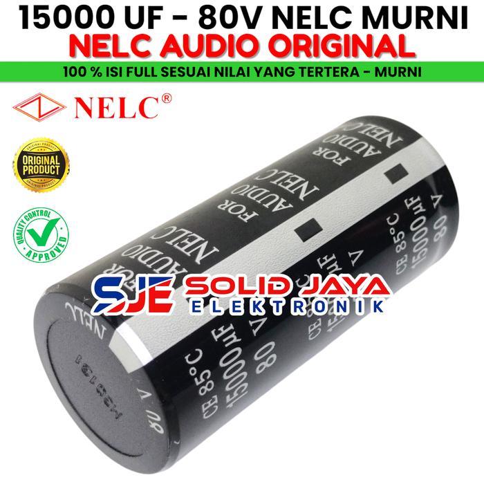 Elco Capasitor 15000Uf 80V 15000 Mikro Elko Micro 80 V Original Nelc Terlaris