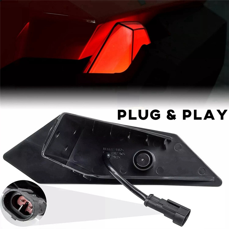 Promo Clear LED Rear Side Marker Light For Polaris RZR PRO XP/ XP 4 2020-2024