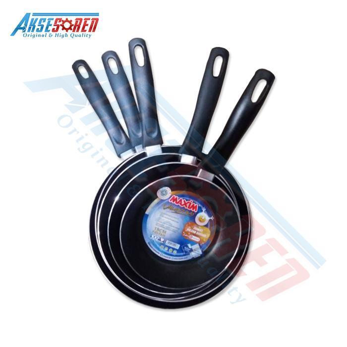 Telfon Maxim Valentino Frypan [26 Cm] / Teplon Gagang Wajan Penggorengan Anti Lengket