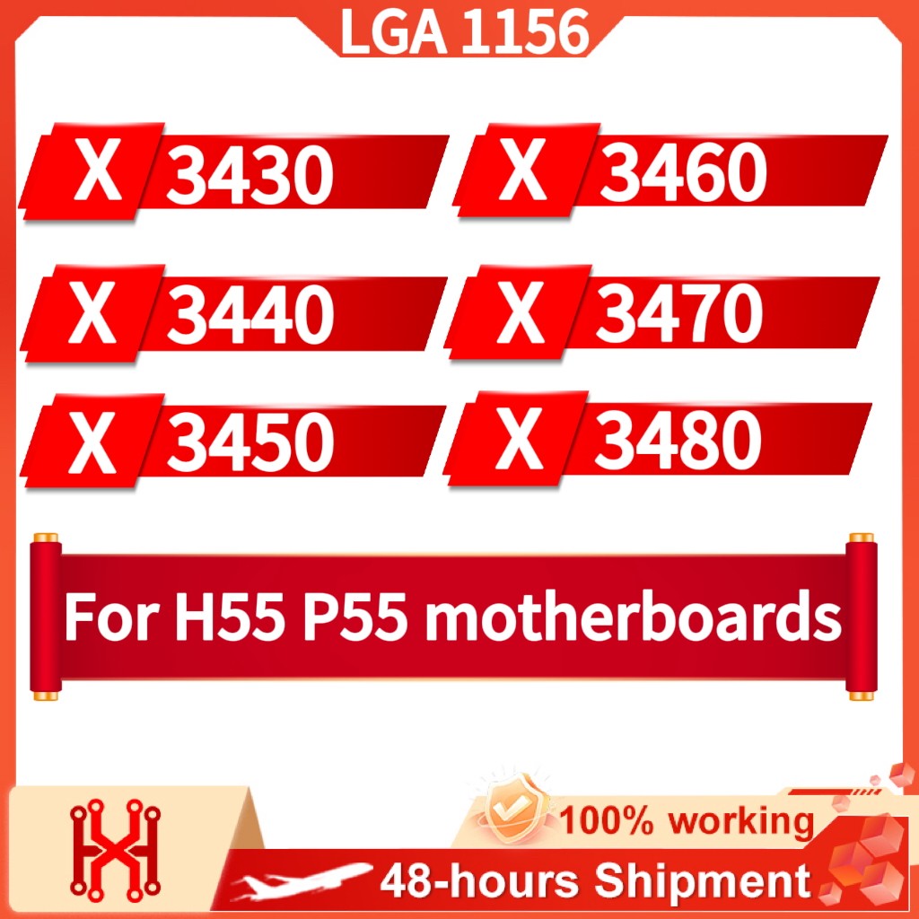 X3430 X3440 X3450 X3460 X3470 X3480 Xeon for LGA 1156