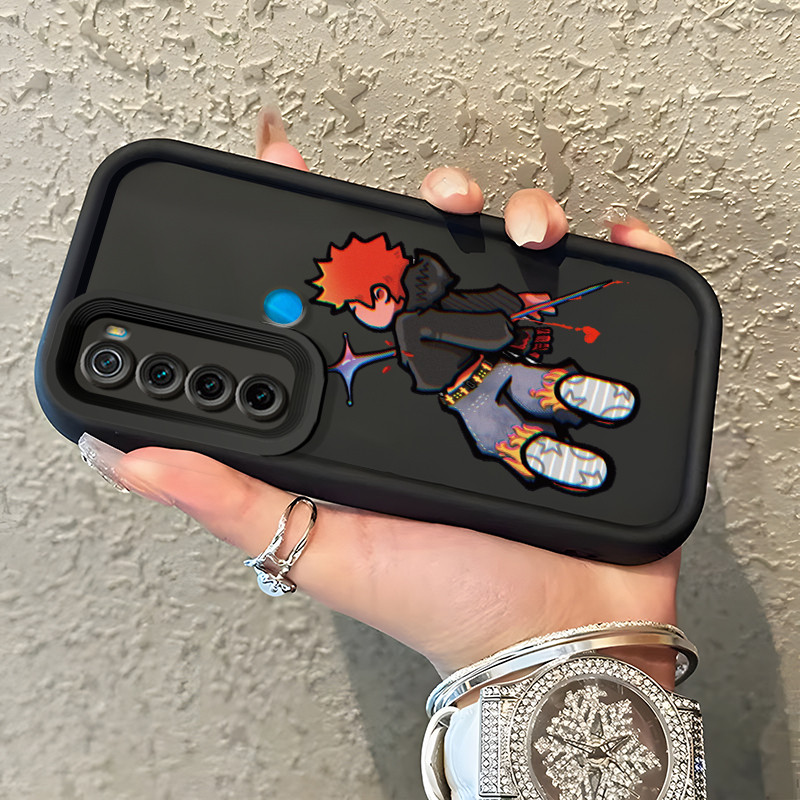 Casing Hp Xiaomi Redmi Note 8 Redmi Note 8T Redmi Note 8 Pro Case Retro comic style Kasing silikon C