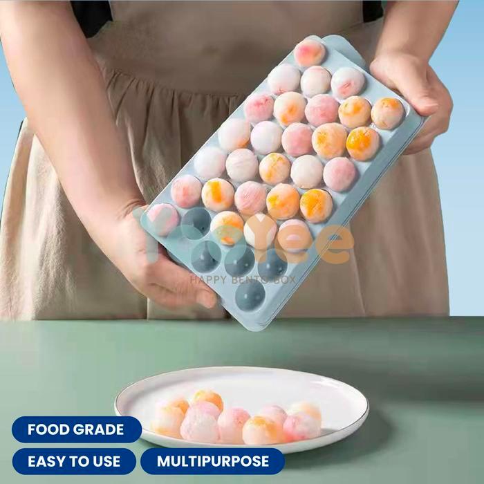 Cetakan Es Batu Bulat isi 33/ ice cube tray/ Cetakan Jelly