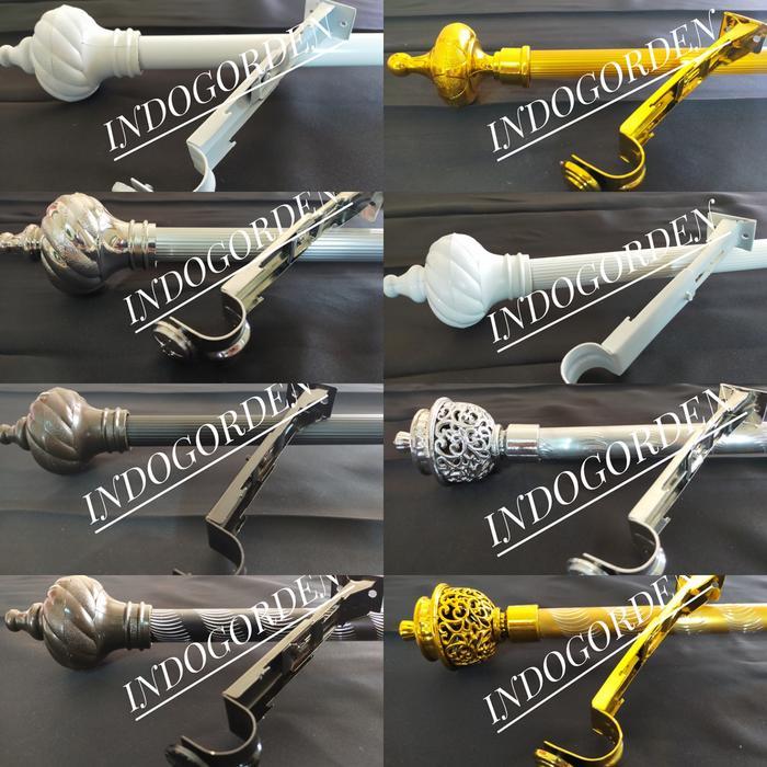 "New" Batang gorden fullset model tutup uril , tutup princes dan tutup minimalis 50cm,60cm 75cm, 1m,