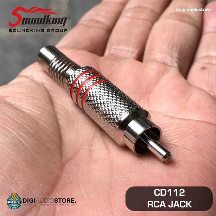 Kabel Aux Audio Jack Rca To Rca Mono / Stereo - Soundking 1 Meter Terbaik