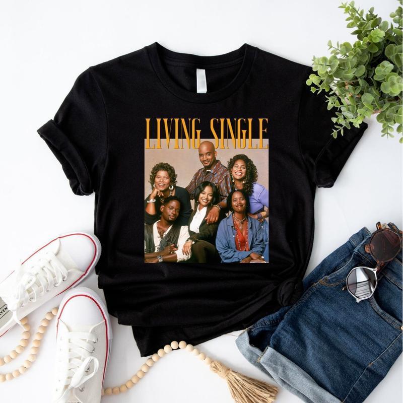 Retro Living Single Tee Shirt, Living Single Friends Shirt, 80s TV Show Shirt, 80s Nostalgia Shirt, 