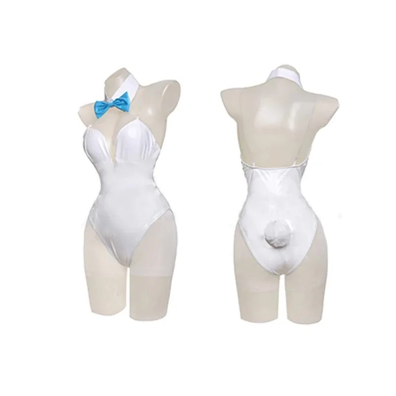 ANIME BLUE ARCHIVE ASUNA ICHINOSE MUROKASA AKANE BUNNY GIRL COSTUME WOMEN SEXY COSPLAY SUIT WHITE