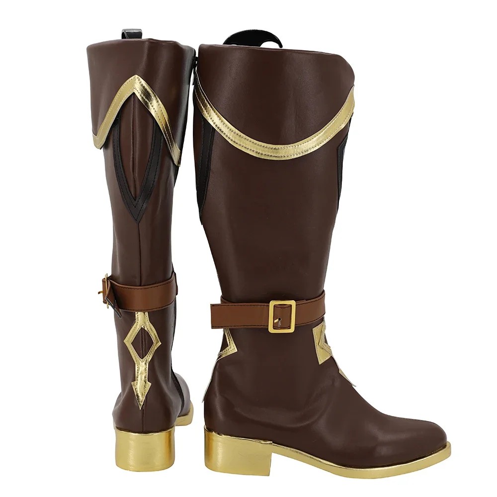 KAEYA COSPLAY BOOTS - GENSHIN IMPACT LEATHER GAME SHOES, CUSTOM MADE, ALL SIZES, HALLOWEEN COSTUME