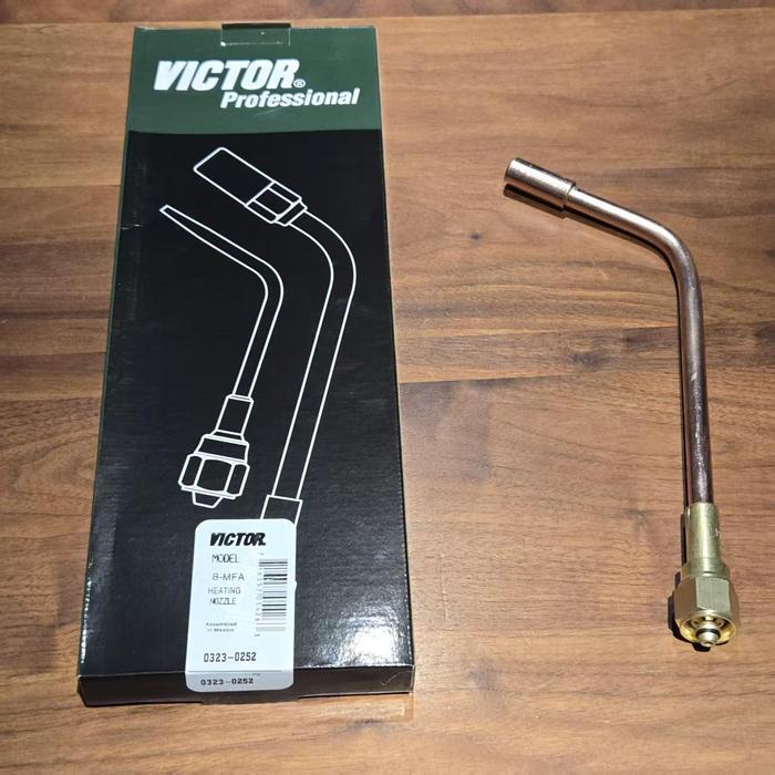 Heating bakar nozzle tip merk Victor 8 MFA 8MFA