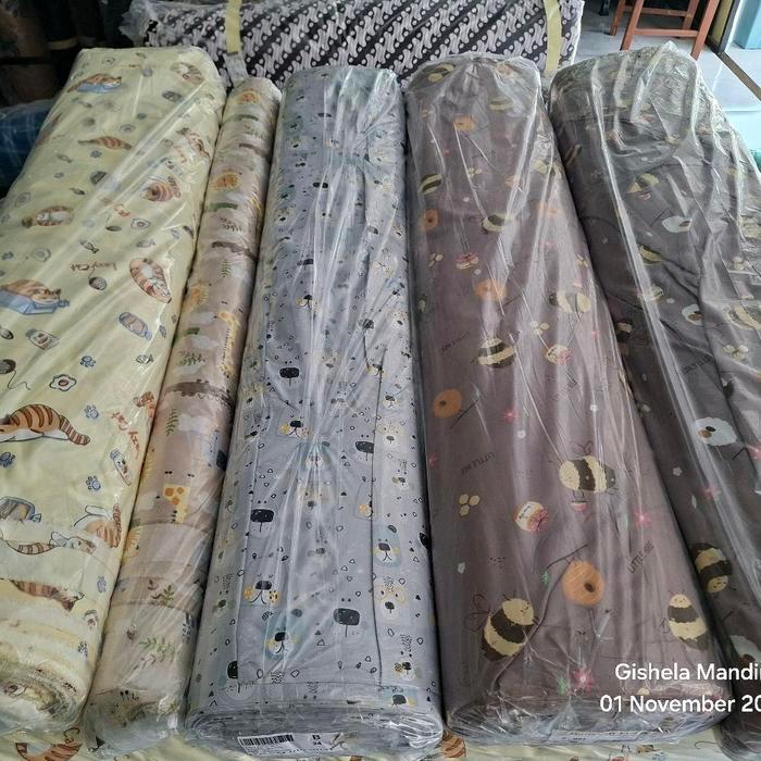 Kain Polymicro Roll B Disperse Bagus "Kiloan" 400X240Cm Bahan Halus Adem Cocok Untuk Penjahit Usaha