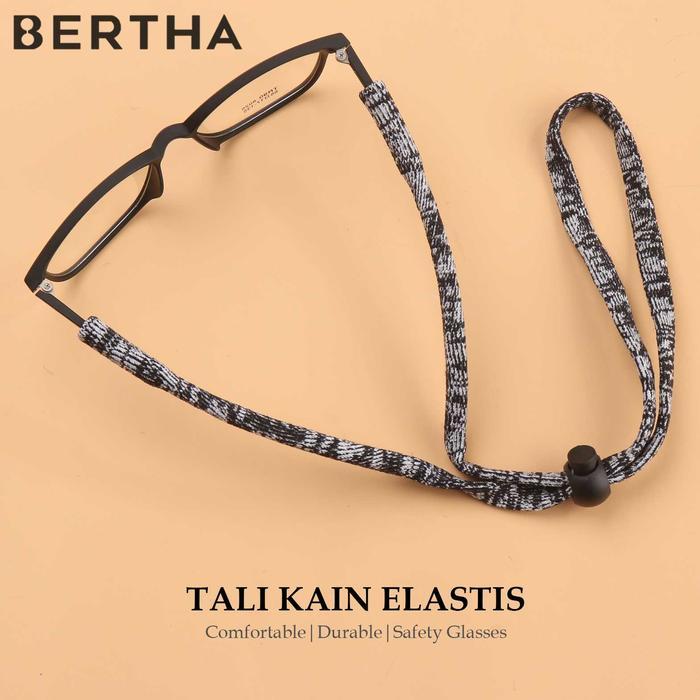 Bertha Tali Kacamata Model Kain Penahan Kacamata Pria Dan Wanita Keren