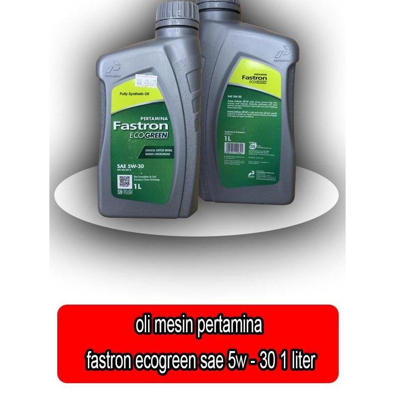 OLI MESIN PERTAMINA SAE 5W-30 5W30 FASTRON ECOGREEN 1 LITER - 45805 -