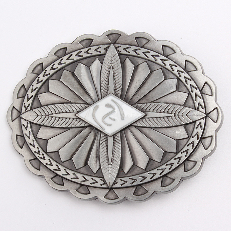 Indian Indigenous Tribal belt buckle Belt DIY accessories Western cowboy style Smooth belt buckle