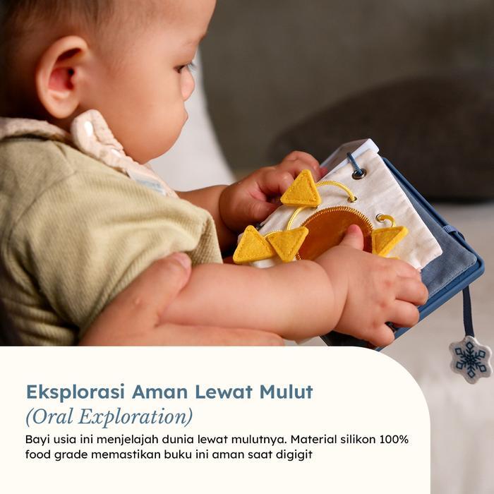 Premium Learning Time Busier Book Movement Series - Buku Mainan Sensorik Dan Motorik Bayi 4-12 Bulan