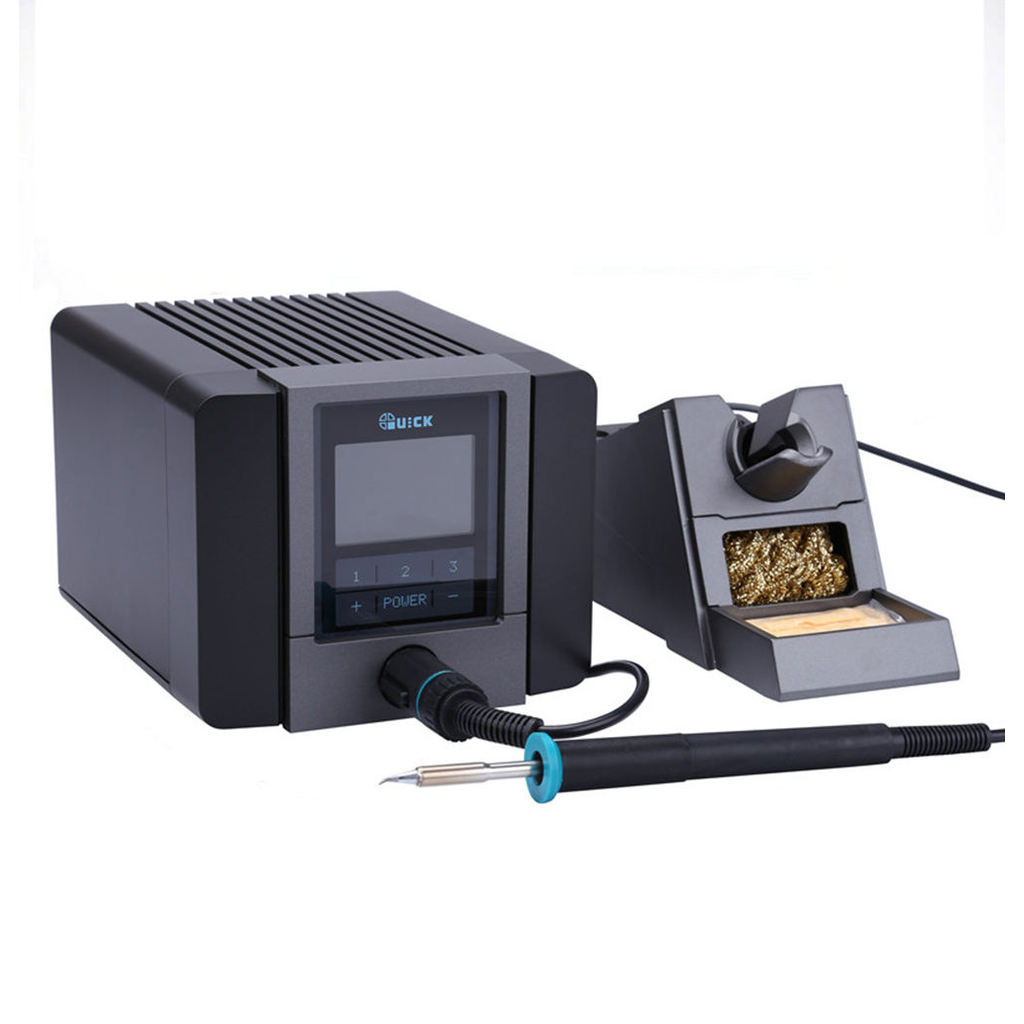 PROMO HARI INI  QUICK TS1200A Intelligent Touch Lead-free Soldering Station Electric Iron 120W Anti-