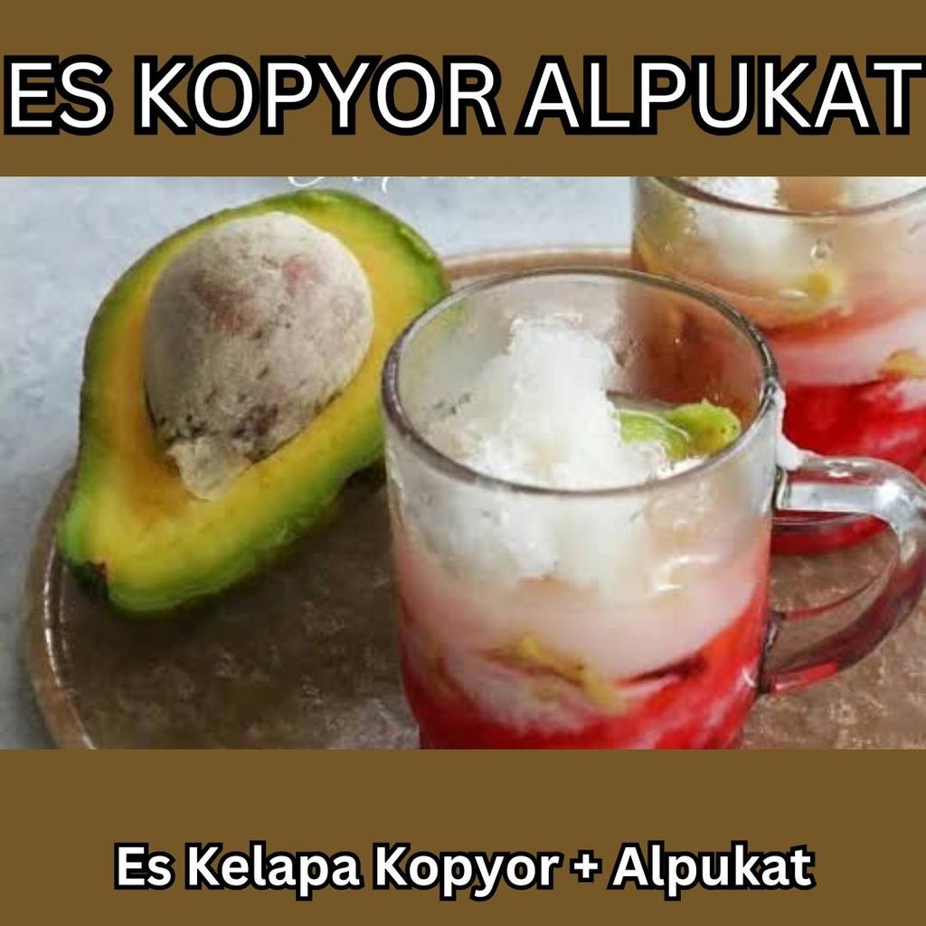 Es Kelapa Kopyor Alpukat - Cup