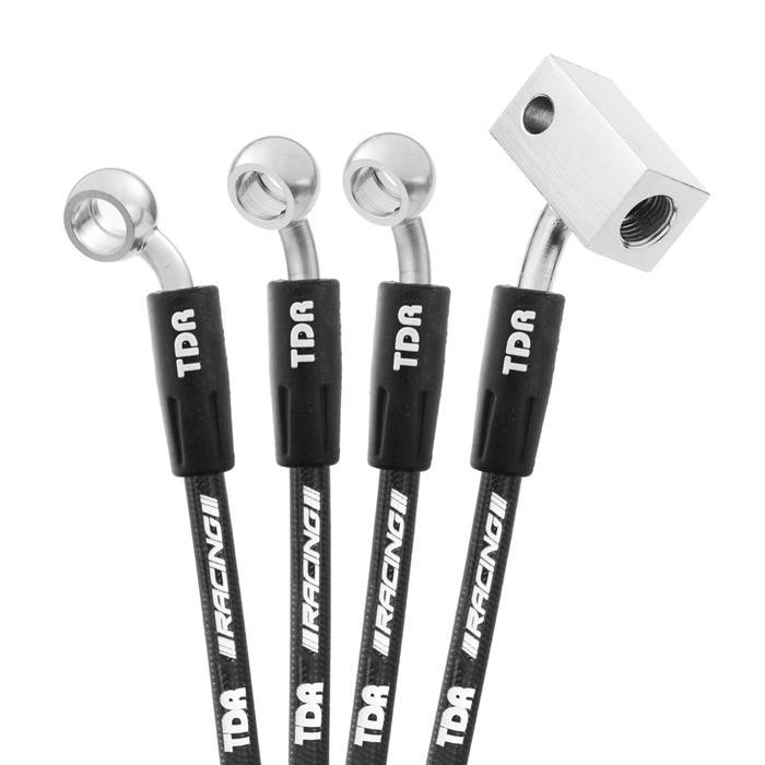 TDR Teflomax Brake Hose For all new PCX 150 PCX 160 ABS Titanium Silver banjo stainless selang rem