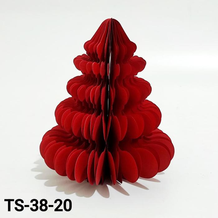 Pohon Kertas Lipat Tebal Dekorasi Christmas Tree Hiasan Pohon Natal Mini Pohon Natal Lucu