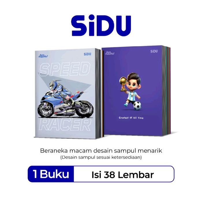 (Promo)10 Pcs Buku Tulis Sidu 58 dan 38 Lembar Buku Tulis Notebook Paper Stationery perlengkapan
