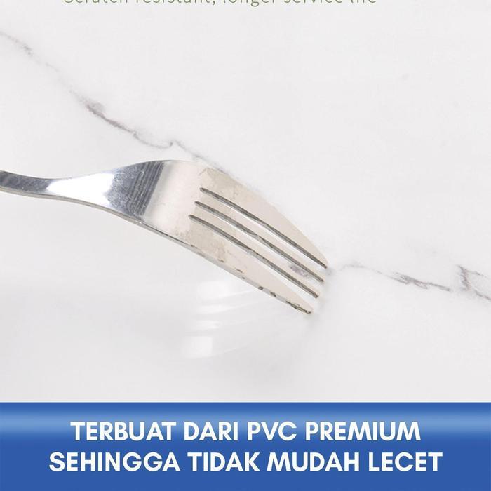 "New" Wallpaper Home - Wallpaper PVC Gulung Motif Marmer Granit Anti Air Anti Noda Anti Panas 120cm