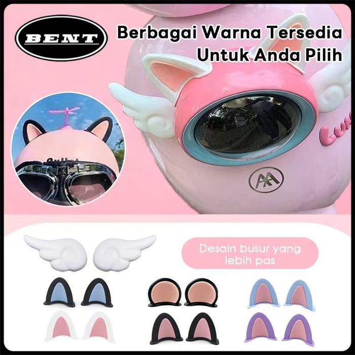 Hiasan Telinga Kucing Motor/ Mobil Listrik/Aksesoris Modifikasi Motor/Mobil Listrik Lucu/Modifikasi