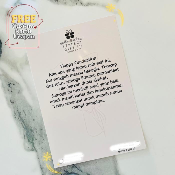 BUKET BONEKA WISUDA / BUKET WISUDA / BUKET BUNGA ARTIFICIAL GRADUATION / HADIAH GRADUATION