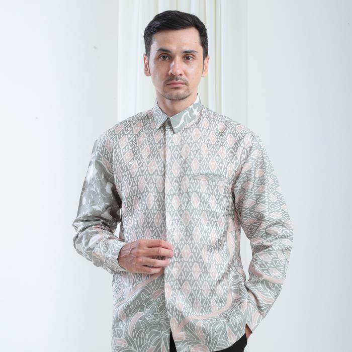 Kaila - Kemeja Batik Pria Viscose Slimfit Outfit Kondangan Couple Promo-Sr0126C