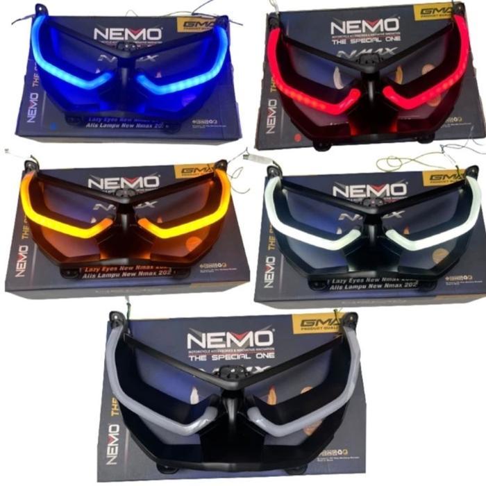 Paling Berkualitas Frame Alis Lampu Depan Nmax New 2020-2023/ Lazy Eyes New Nmax Nemo Terlaris