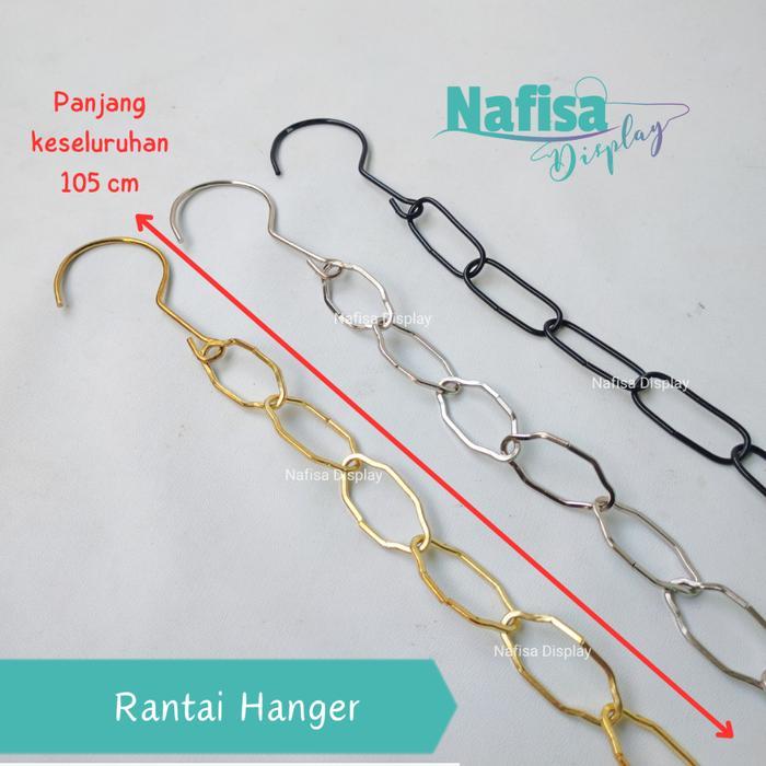 Rantai Gantungan Baju Besi Untuk Hanger Jualan